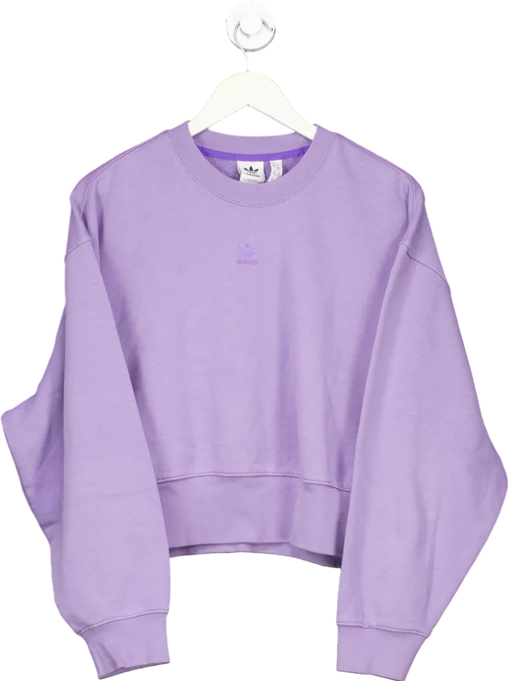 Adidas Purple Crew Neck Sweatshirt UK 12-14