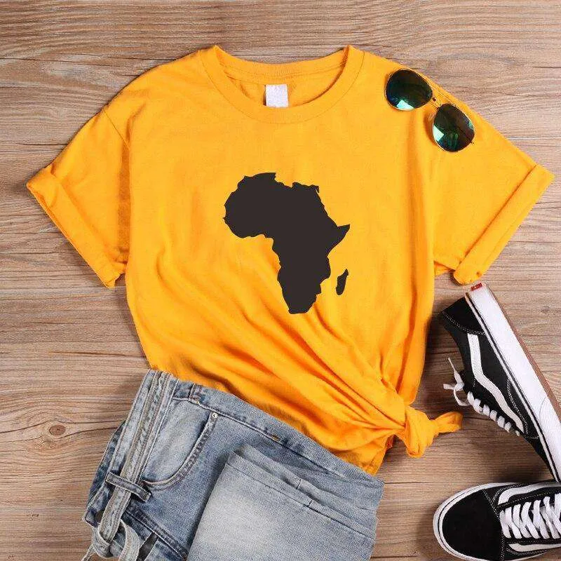 Africa Map T Shirt