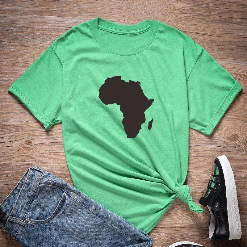 Africa Map T Shirt