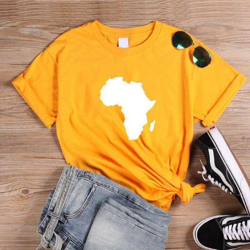 Africa Map T Shirt