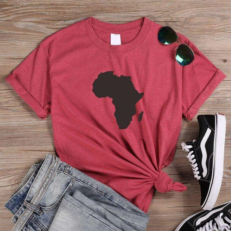 Africa Map T Shirt