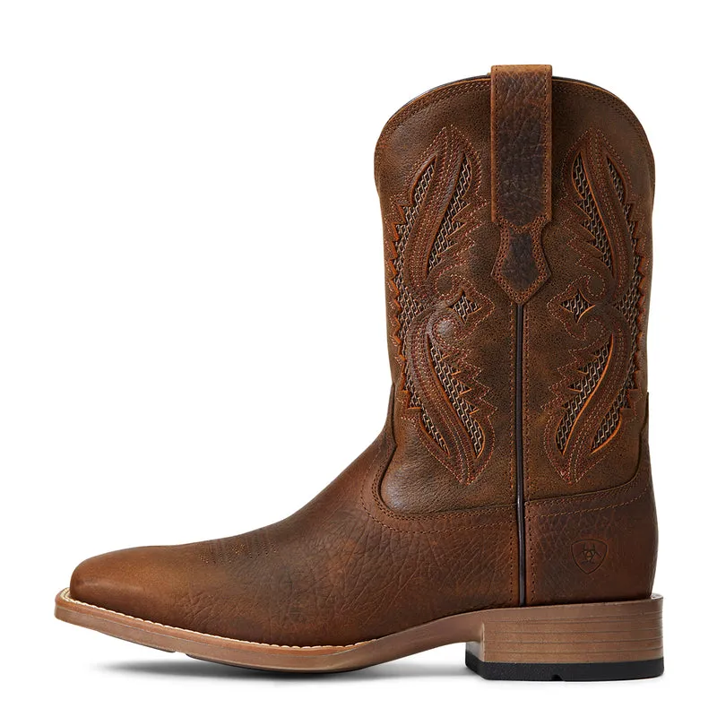 'Ariat' Men's 11" Rowder VentTek 360° Western Square Toe - Earth / Mack Brown