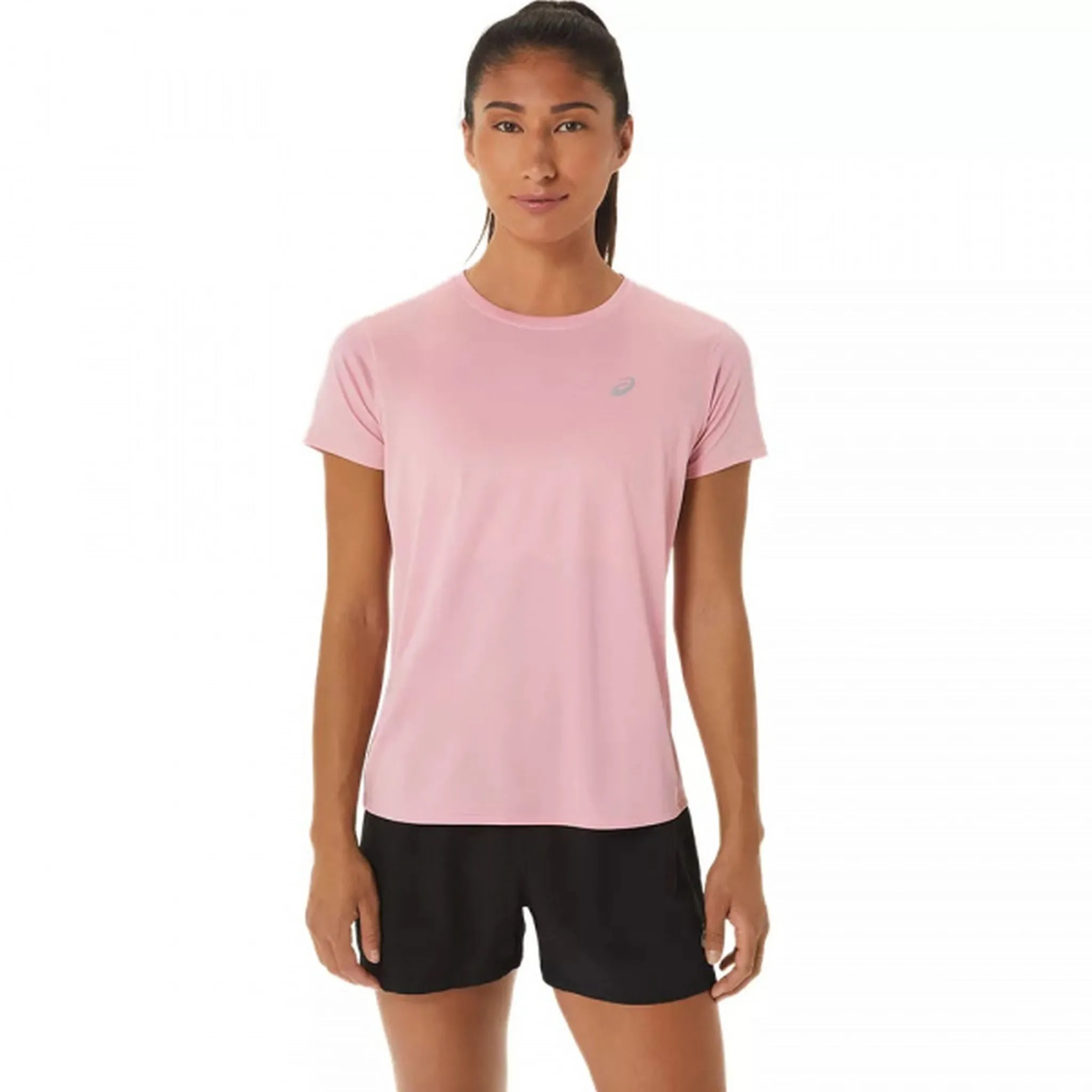 Asics Womens Silver Running Tee