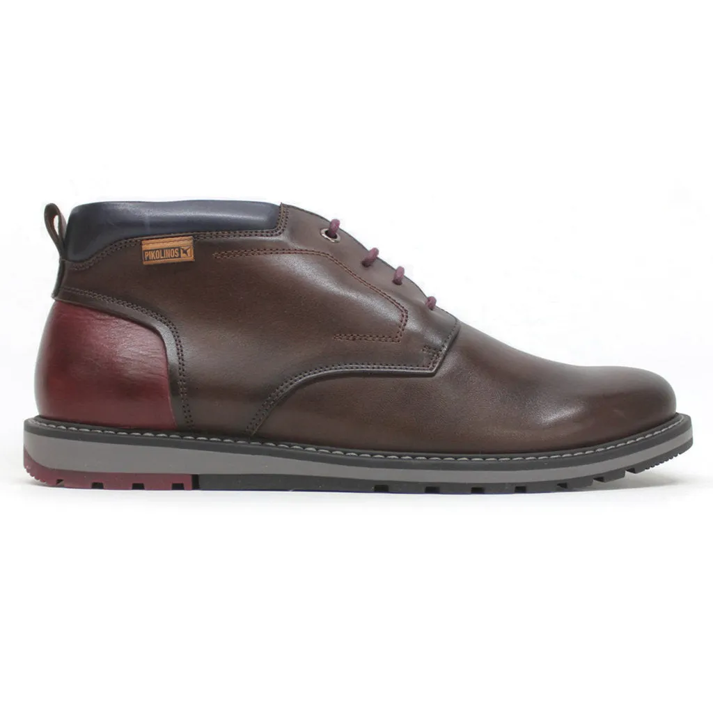 Berna Calfskin Leather Men's Ankle Boots