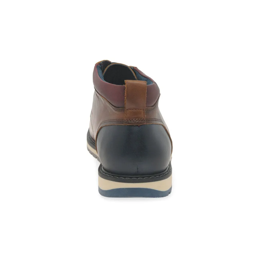 Berna Calfskin Leather Men's Ankle Boots