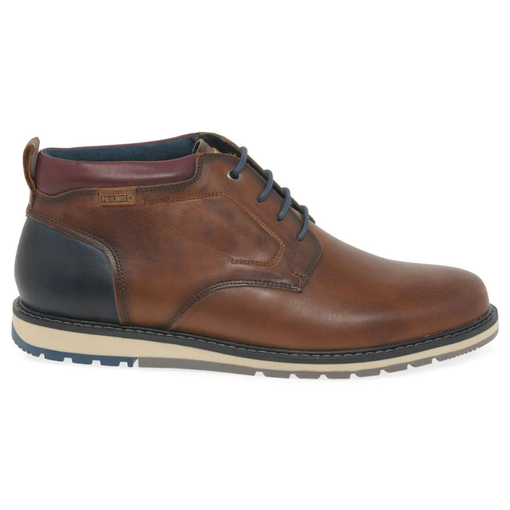 Berna Calfskin Leather Men's Ankle Boots