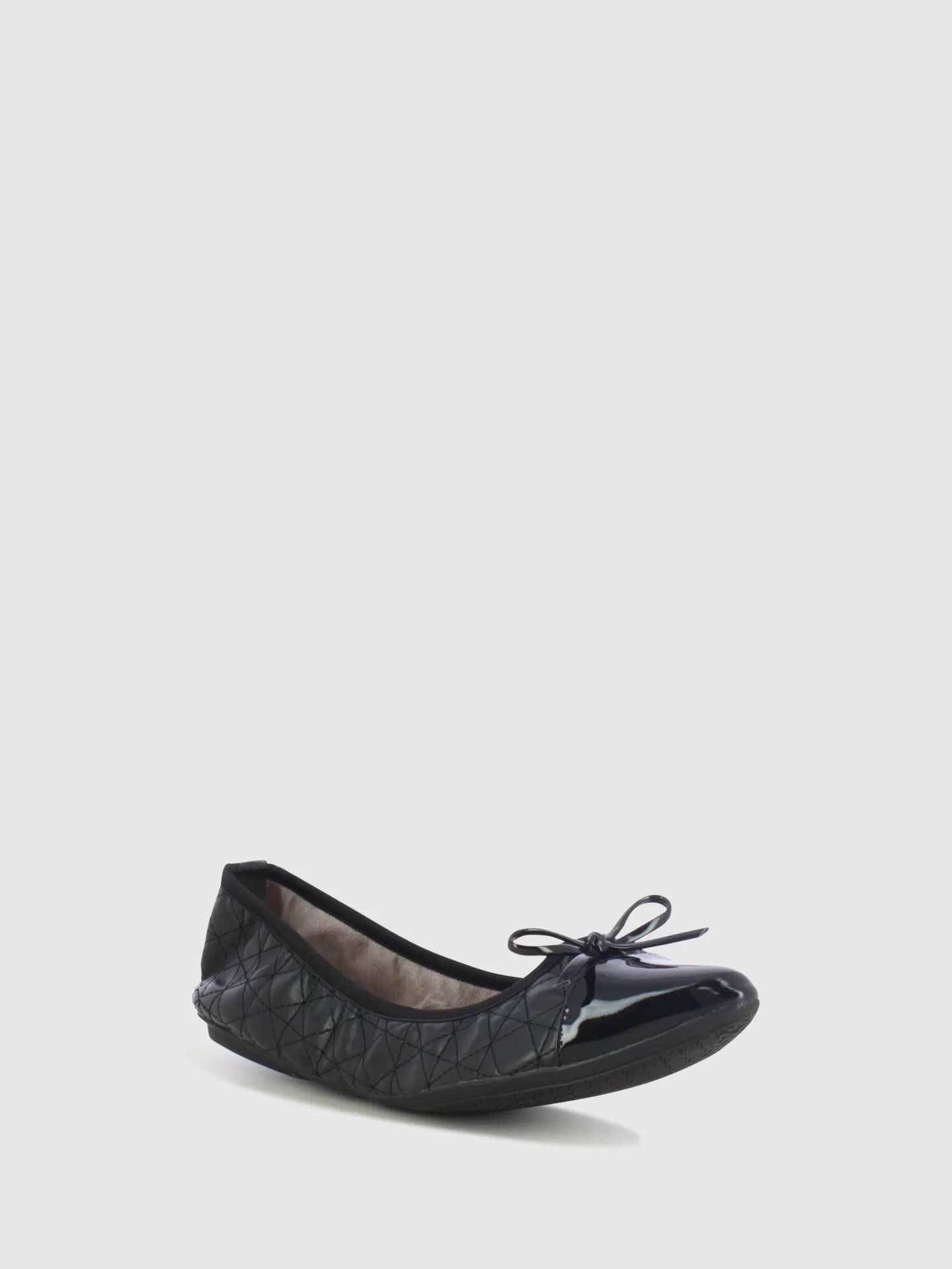 Black Pointed Toe Ballerinas