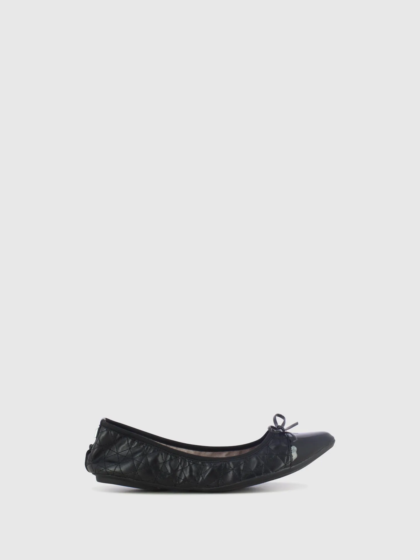 Black Pointed Toe Ballerinas