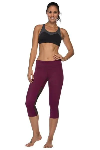 Byron Capri Legging - Cabernet