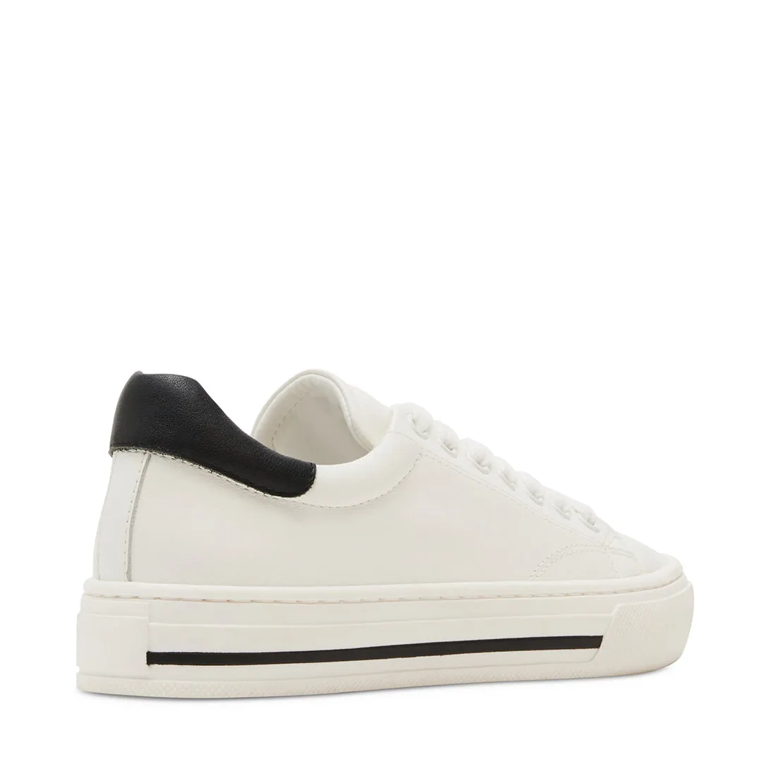 Captive Sneaker WHT/BLK LEATHER