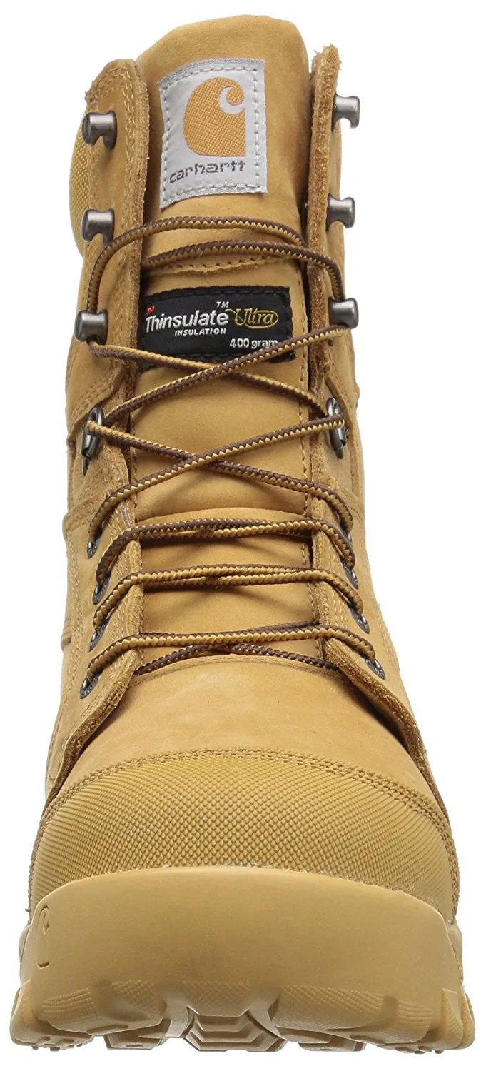 Carhartt - Men's 8" Wheat Rugged Flex Insulated Work Boot - CMF8058