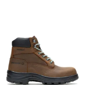 Carlsbad Women's Steel-Toe Work Boots Sudan Brown