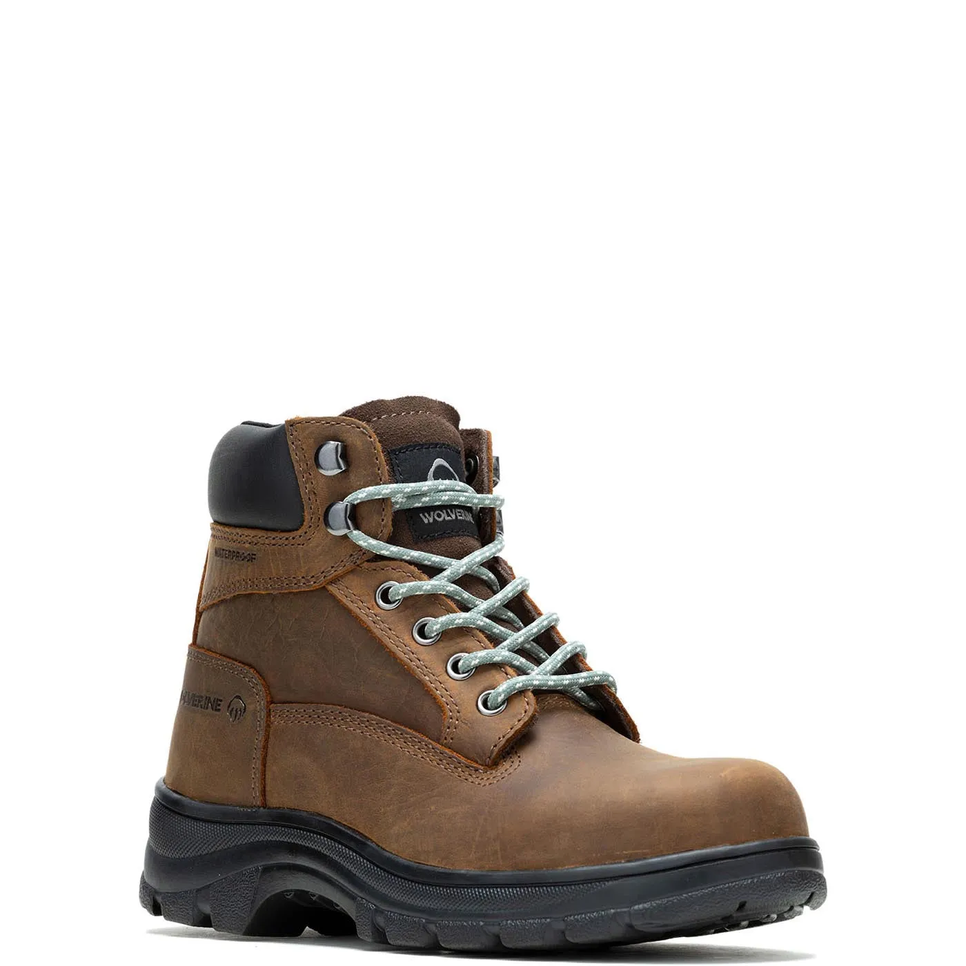 Carlsbad Women's Steel-Toe Work Boots Sudan Brown