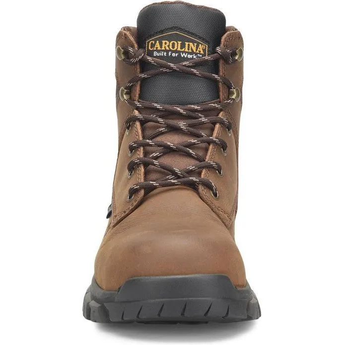 Carolina Men's Gruntz 6" Soft Toe Waterproof Work Boot -Brown- CA3093