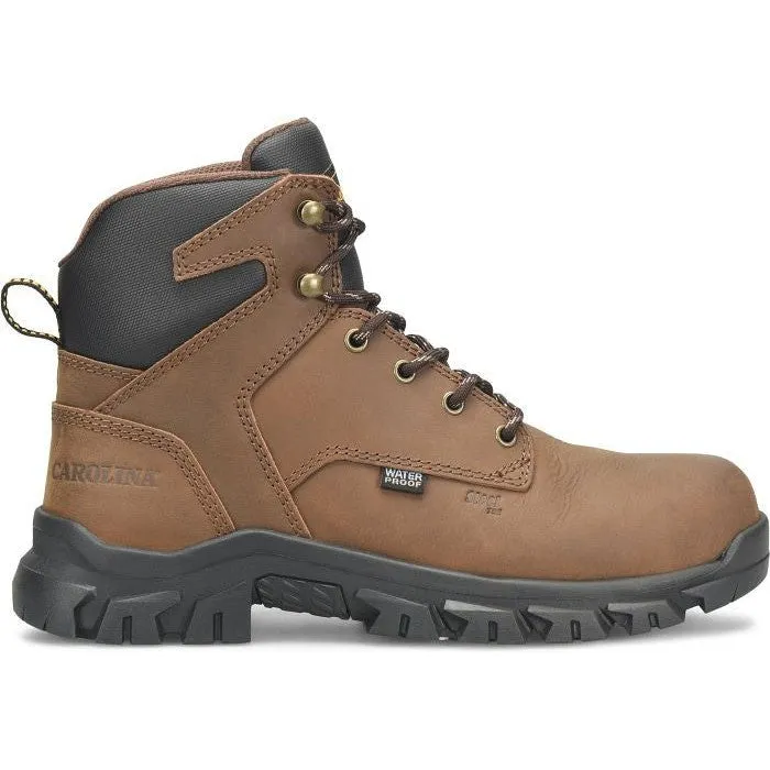 Carolina Men's Gruntz 6" Soft Toe Waterproof Work Boot -Brown- CA3093