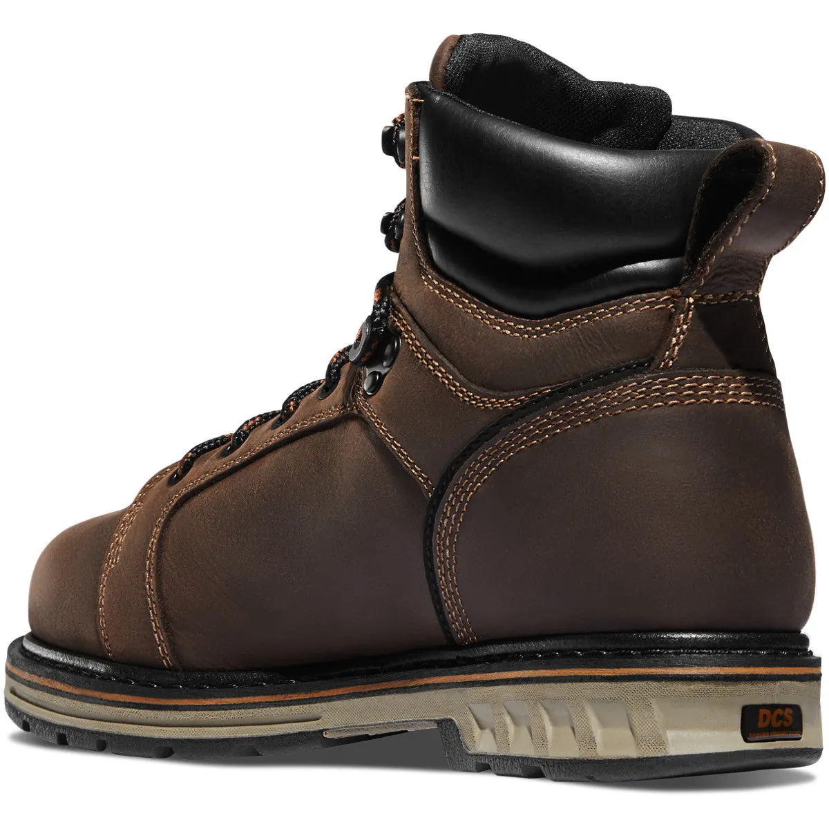 Danner Men's Steel Yard 6" Steel Toe WP Work Boot - Brown - 12531