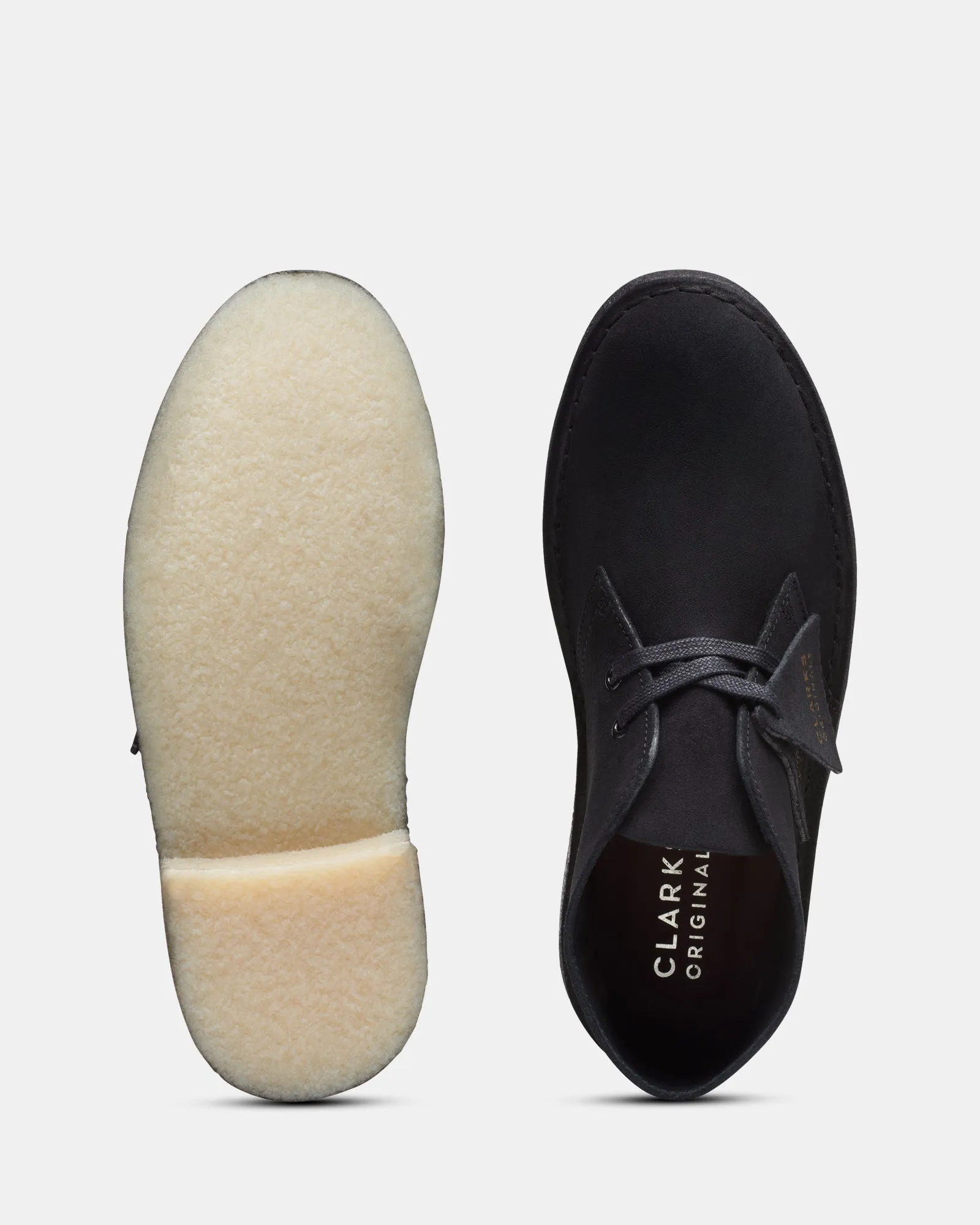 Desert Boot. (W) Black Suede