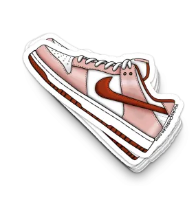 Dunk Low "Red Stardust Rugged Orange" Sneaker Sticker