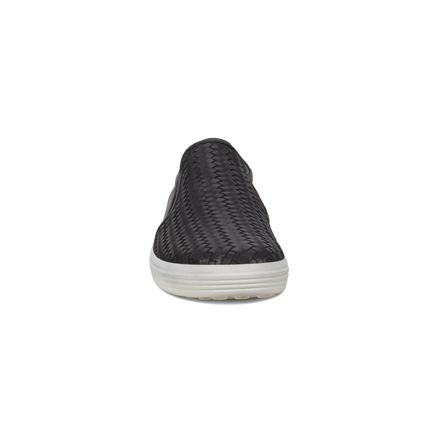 Ecco Soft 7 Woven Slip On 2 Black