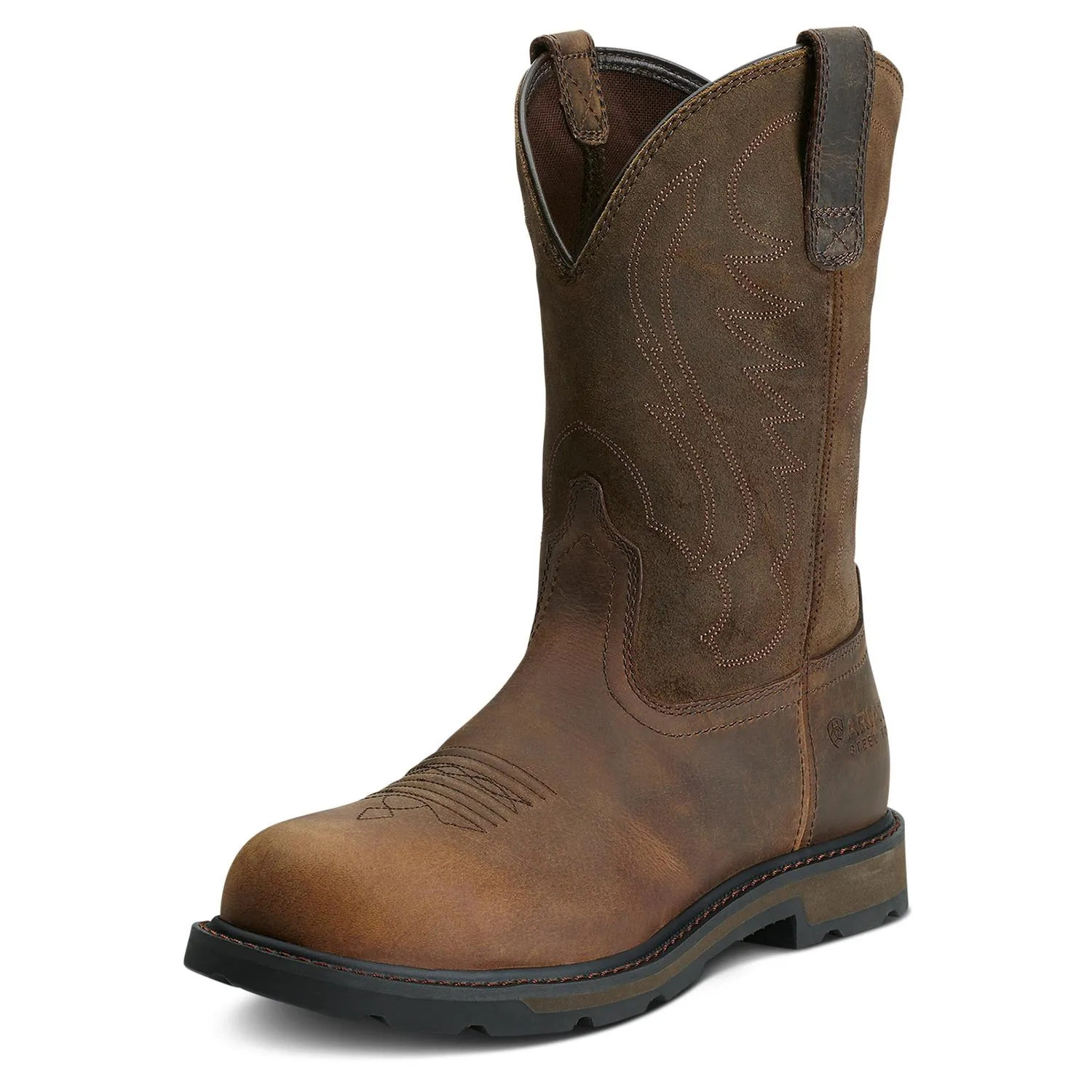 Groundbreaker Steel-Toe Work Boot Brown