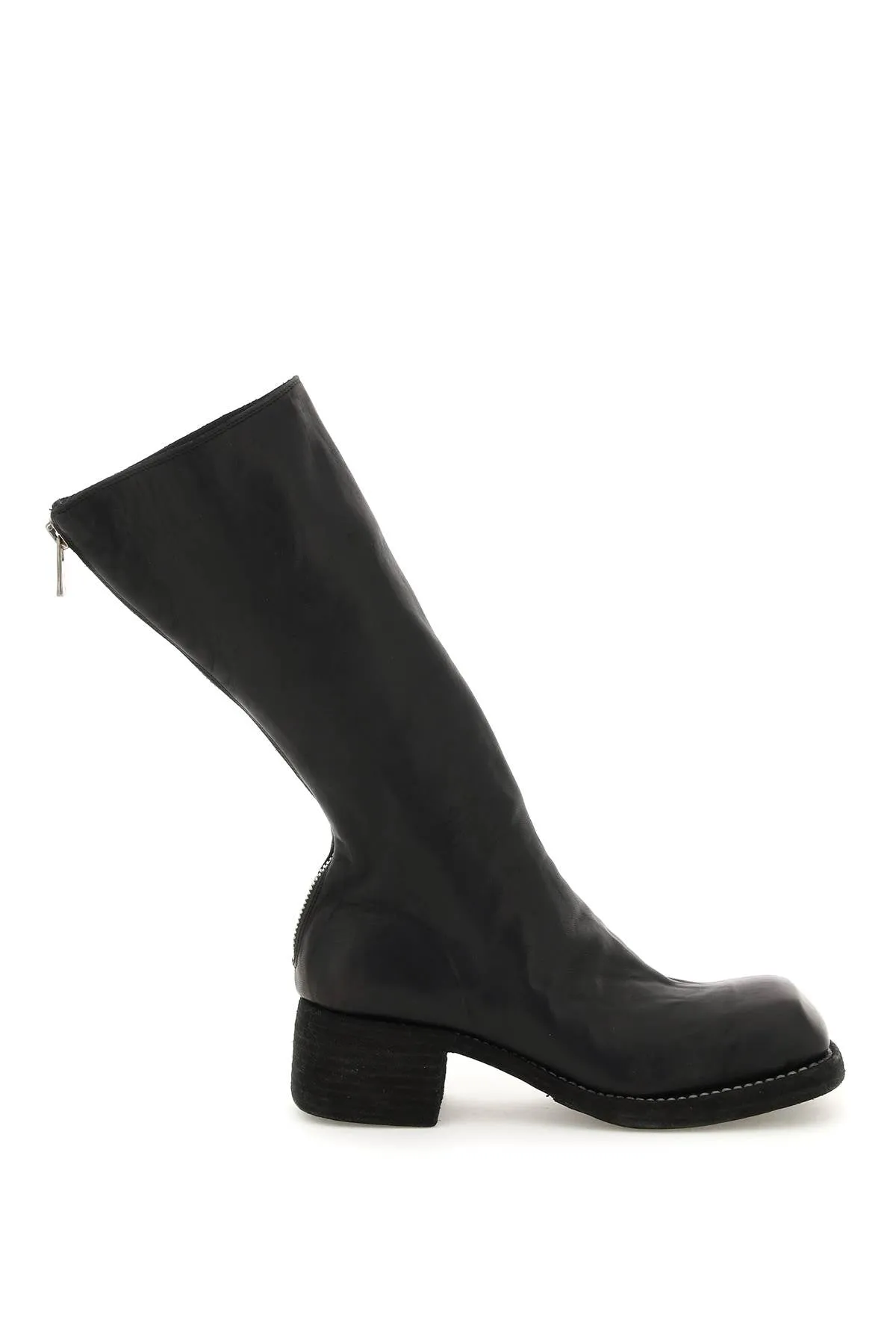 Guidi squared toe leather boots