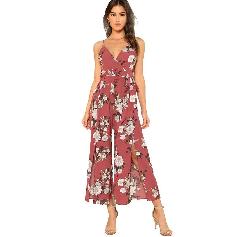 IT’S A WRAP FLORAL JUMPSUIT