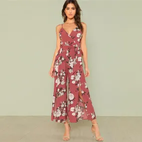 IT’S A WRAP FLORAL JUMPSUIT