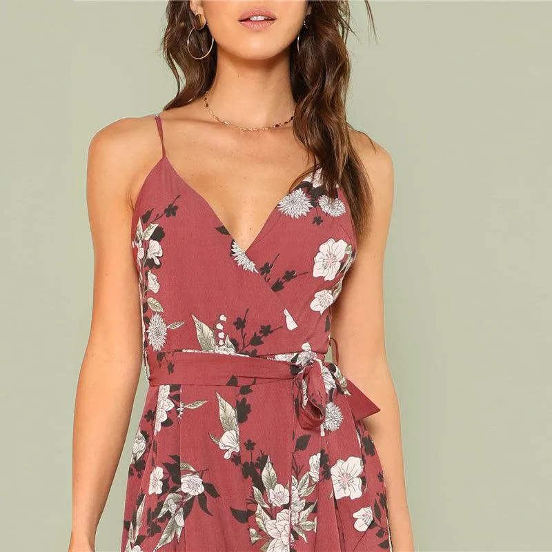 IT’S A WRAP FLORAL JUMPSUIT