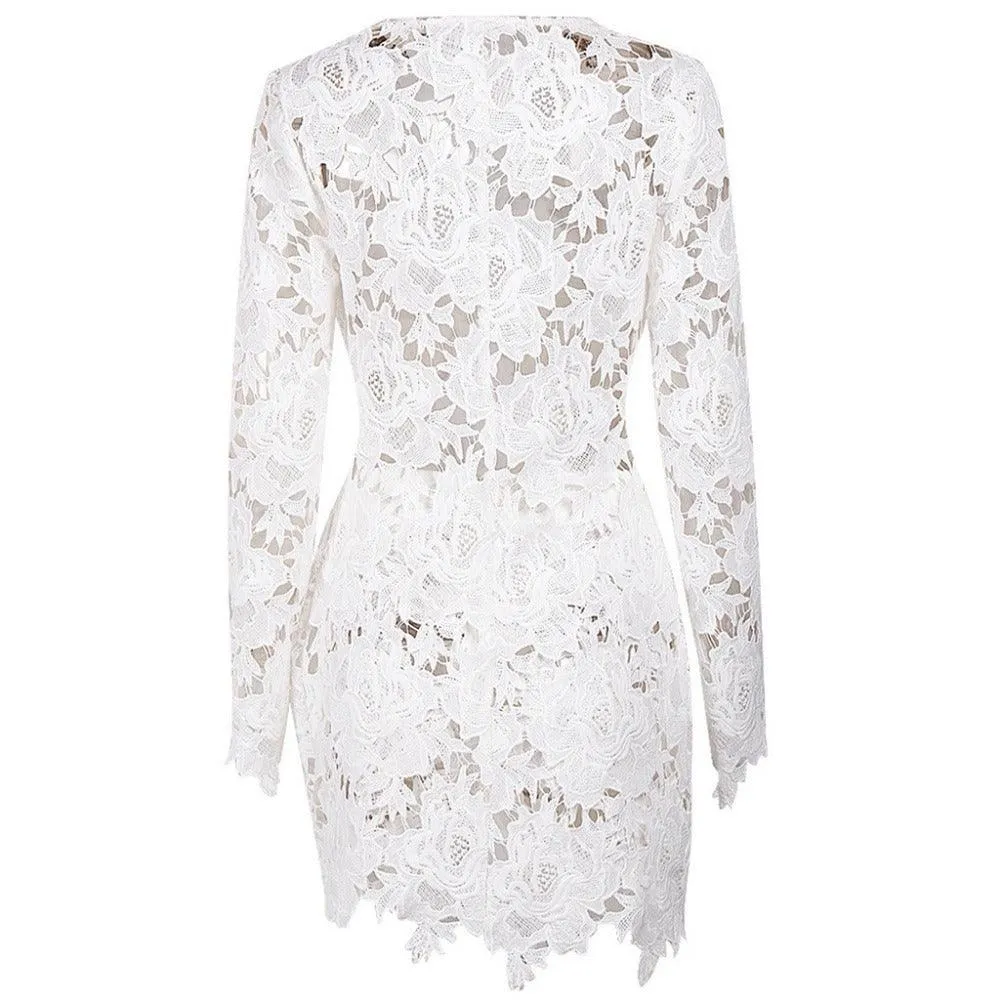 IT’S ALL ABOUT THE LACE JACKET & SHORTS SET