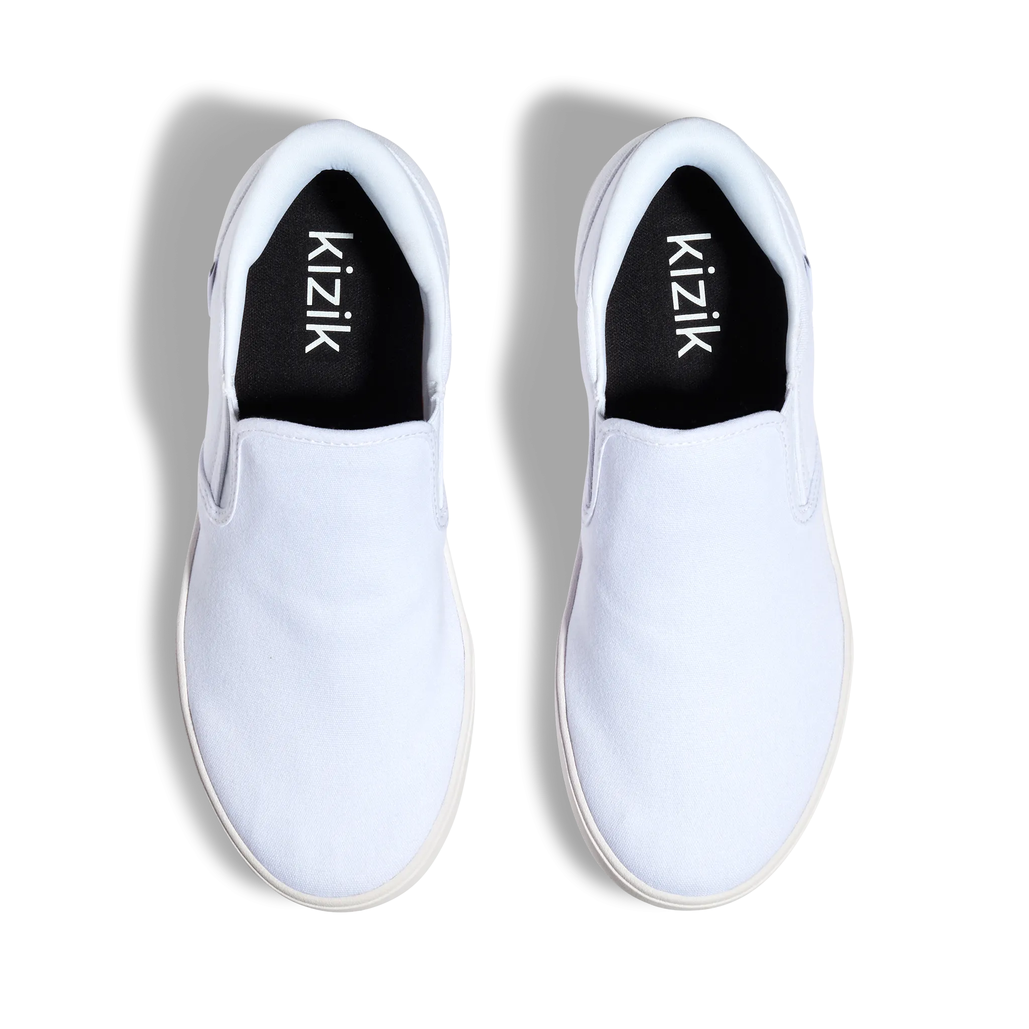 Kizik Venice White Hands Free Slip on