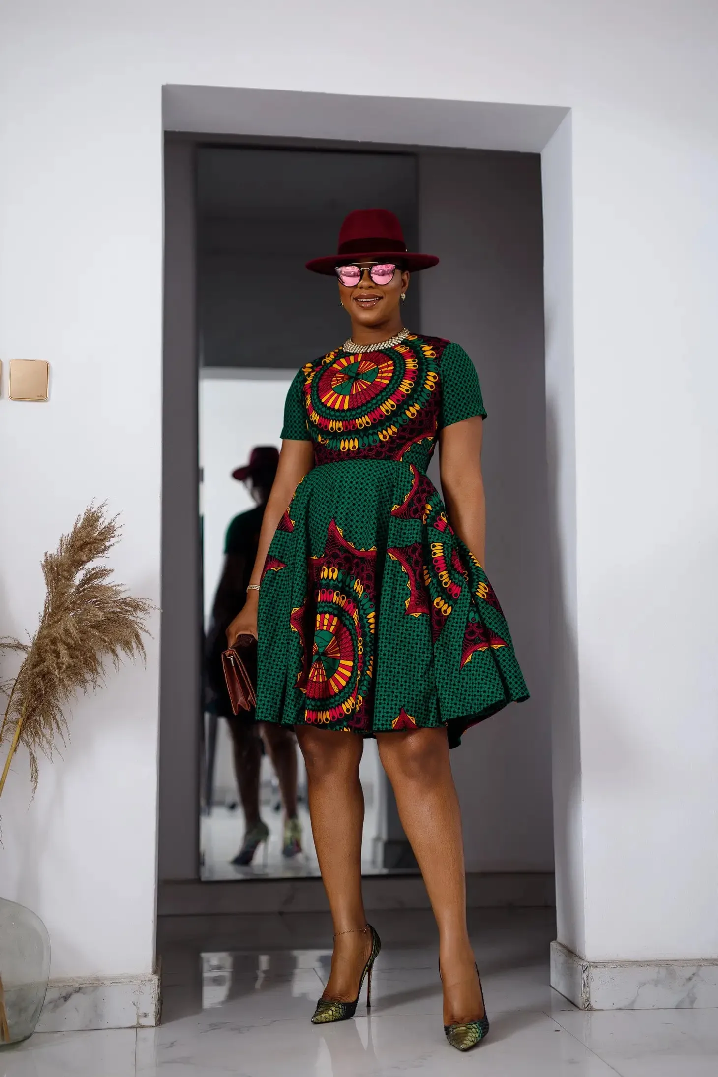 Mariama African Print Dress