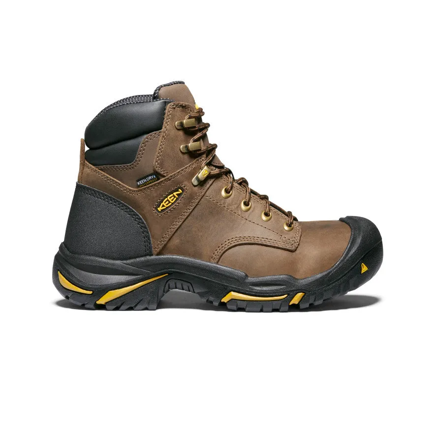 Men's Mt Vernon 6" Waterproof Boot (Steel Toe)  |  Cascade Brown