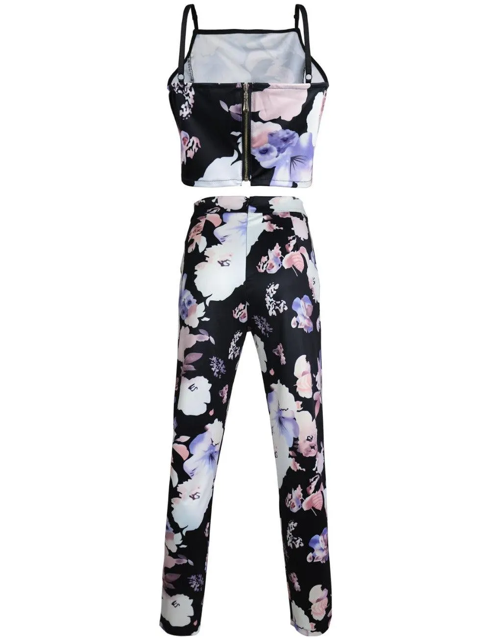 MIDNIGHT FLORAL DREAM PANTS SET