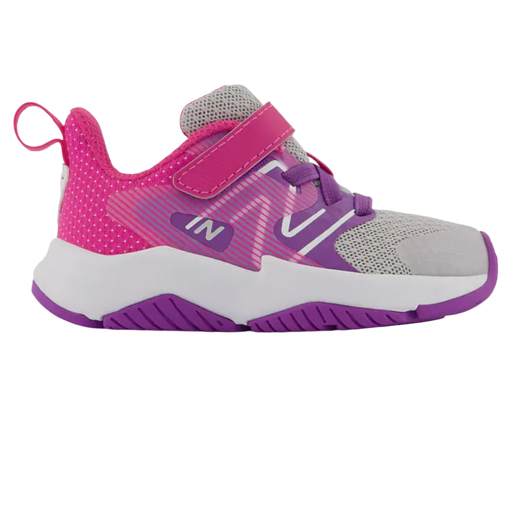 New Balance Toddler Girls Rave Run v2 Velcro Summer Fog