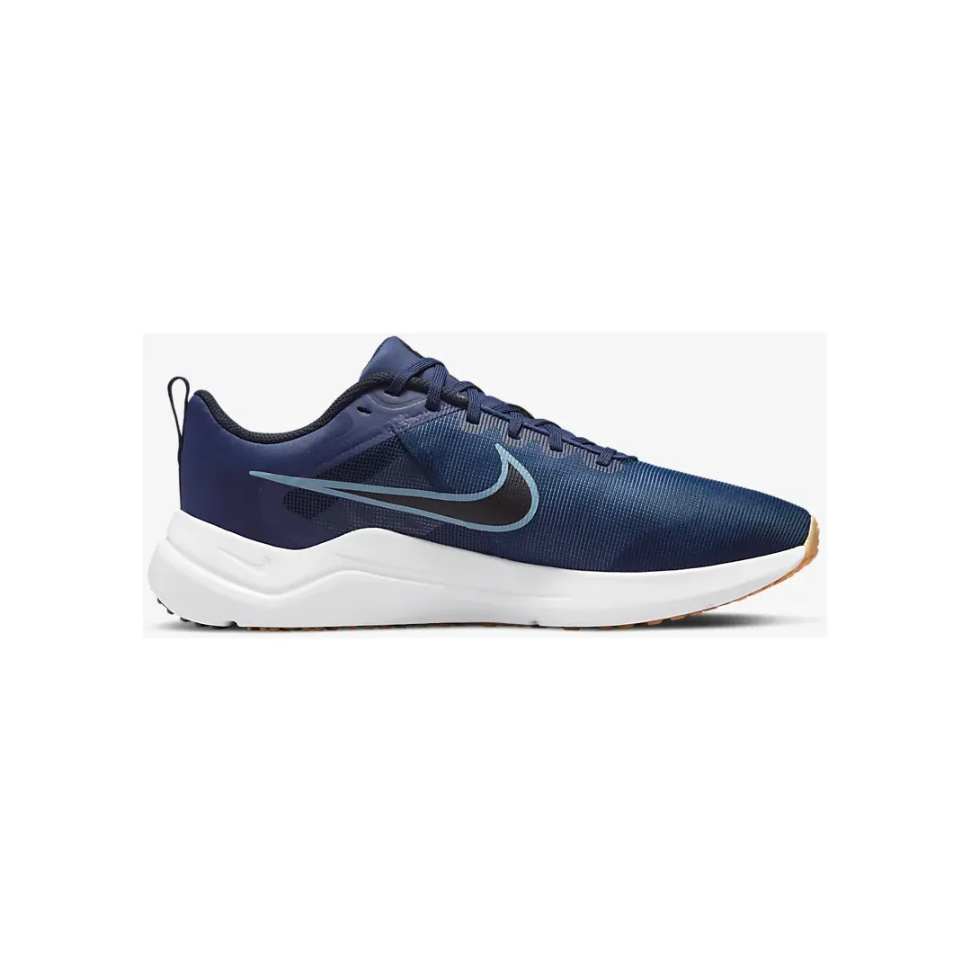 Nike Men's Downshifter 12 Shoes - Midnight Navy / Dark Obsidian / Pure Platinum / Worn Blue