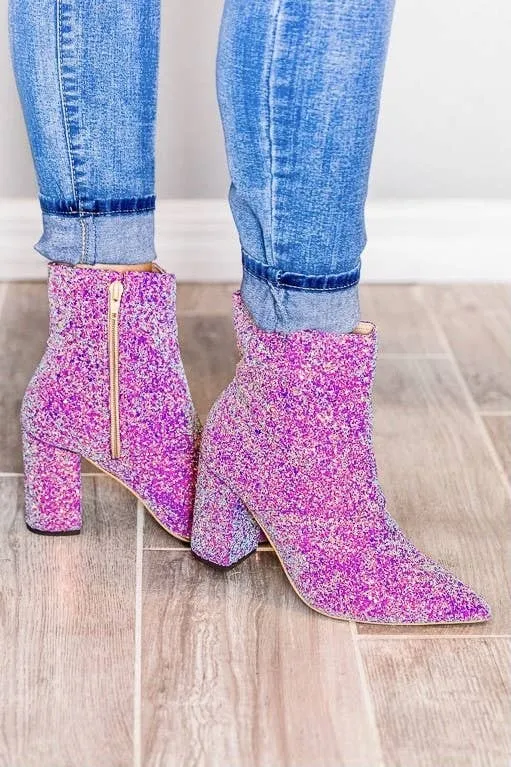 Old Cutler Glitter Booties