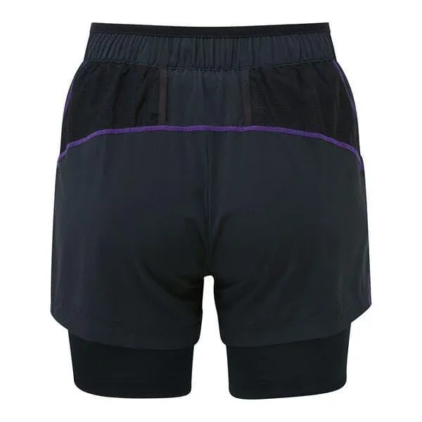 OMM Pace Women's Running Short - Black/Purple