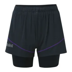 OMM Pace Women's Running Short - Black/Purple