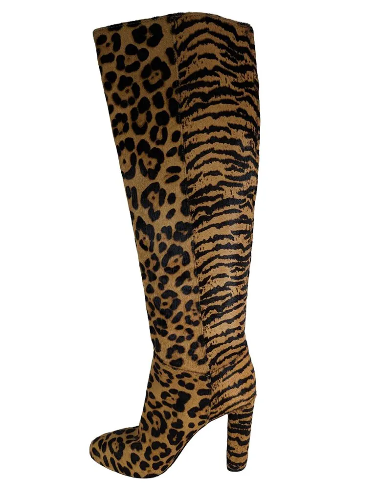 R Calfhair Tall Boots