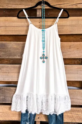 Slip On Dress - White