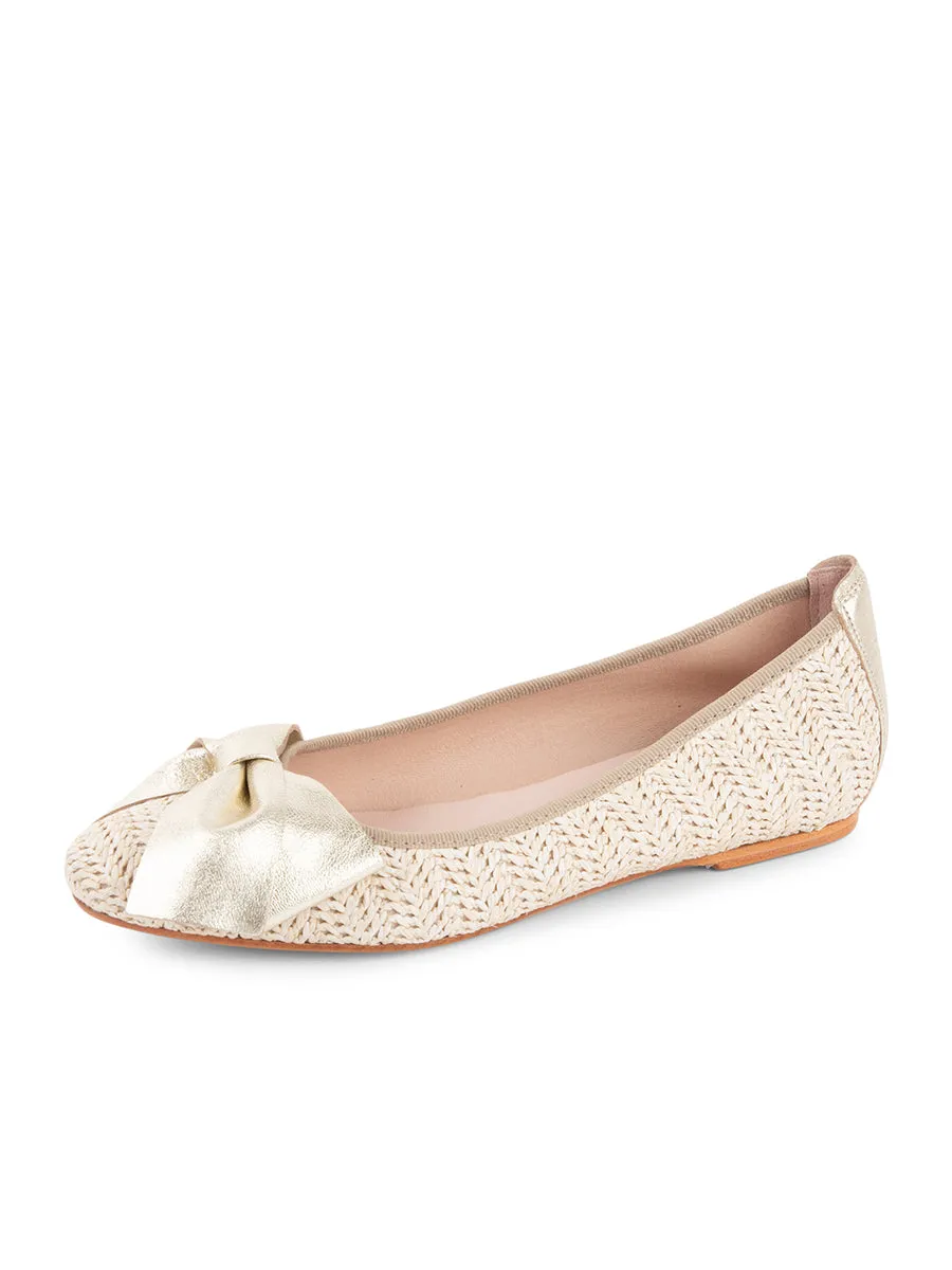 St. Tropez Raffia Ballet Flat