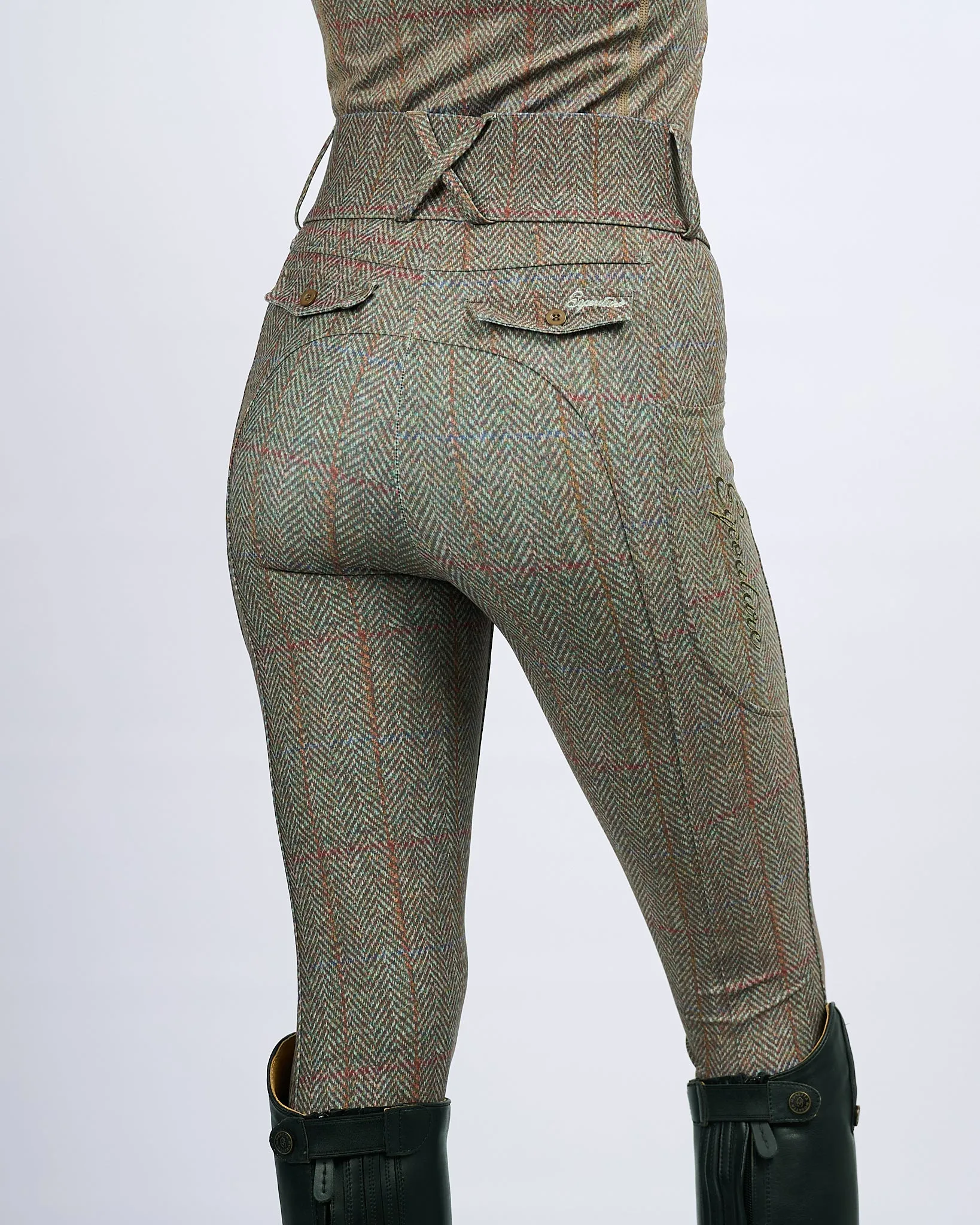 Tweed Riding Breeches (Breggings) - No Grip