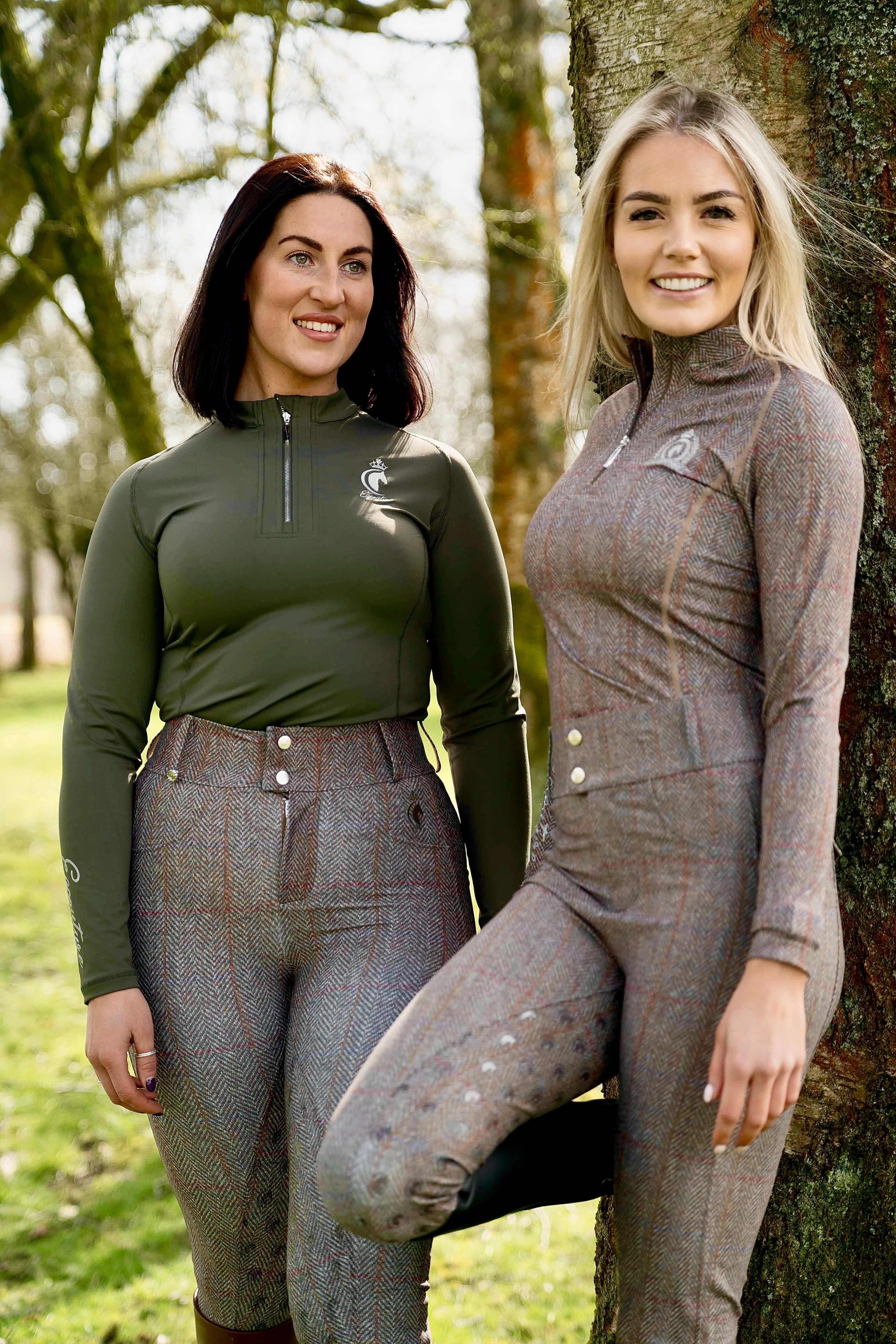 Tweed Riding Breeches (Breggings) - No Grip