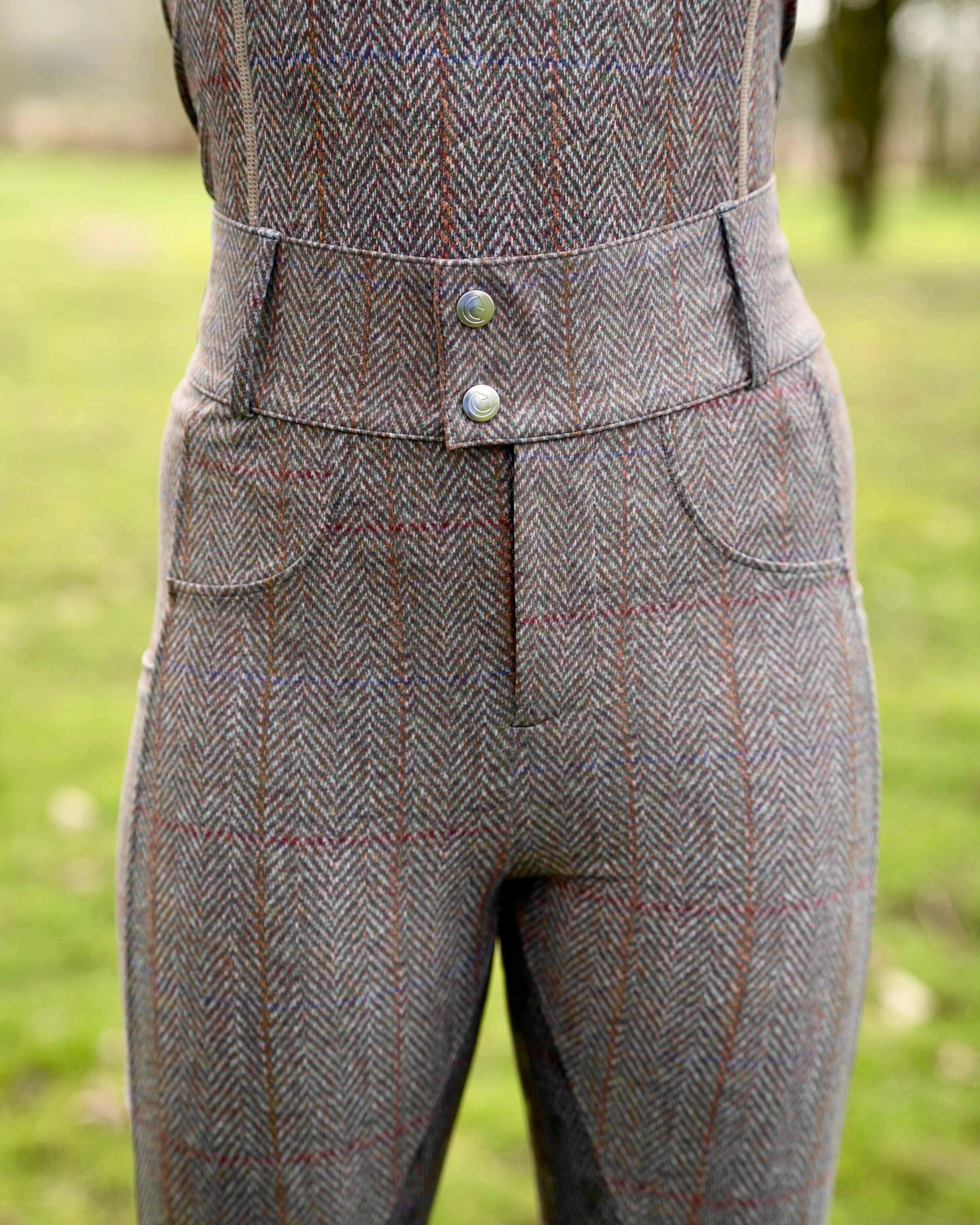 Tweed Riding Breeches (Breggings) - No Grip