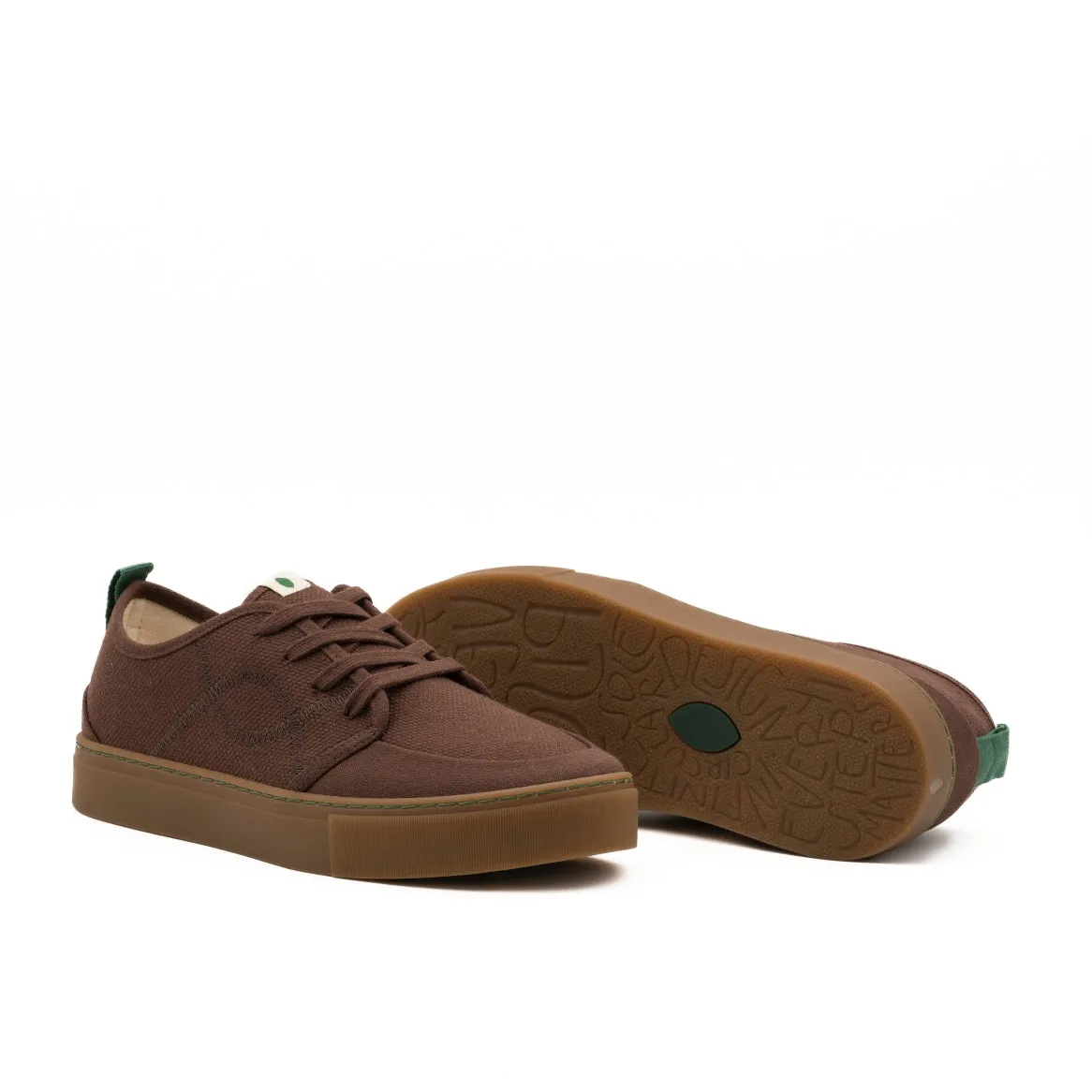 Vegan sneaker brown SID048