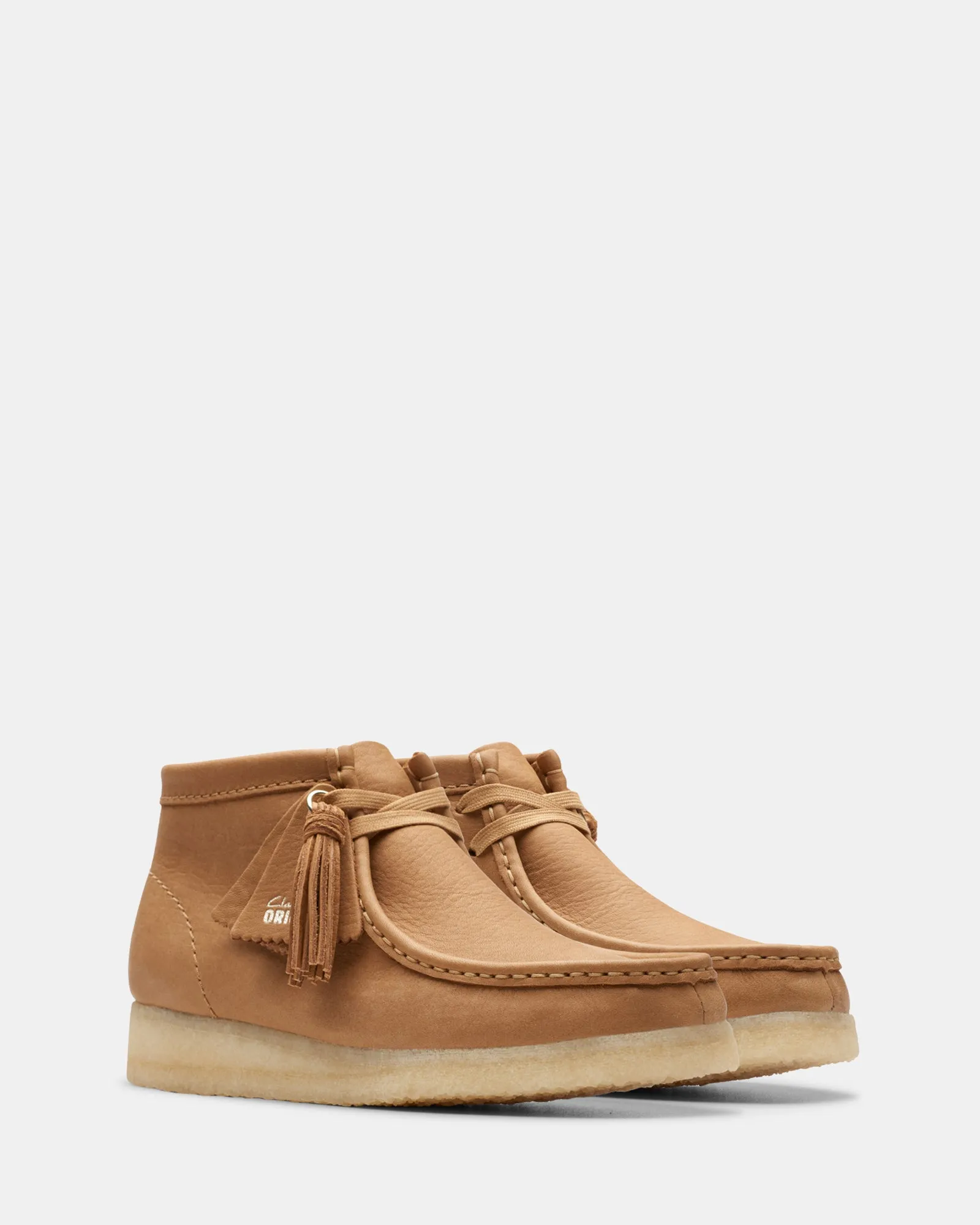 Wallabee Boot. (W) Mid Tan Lea